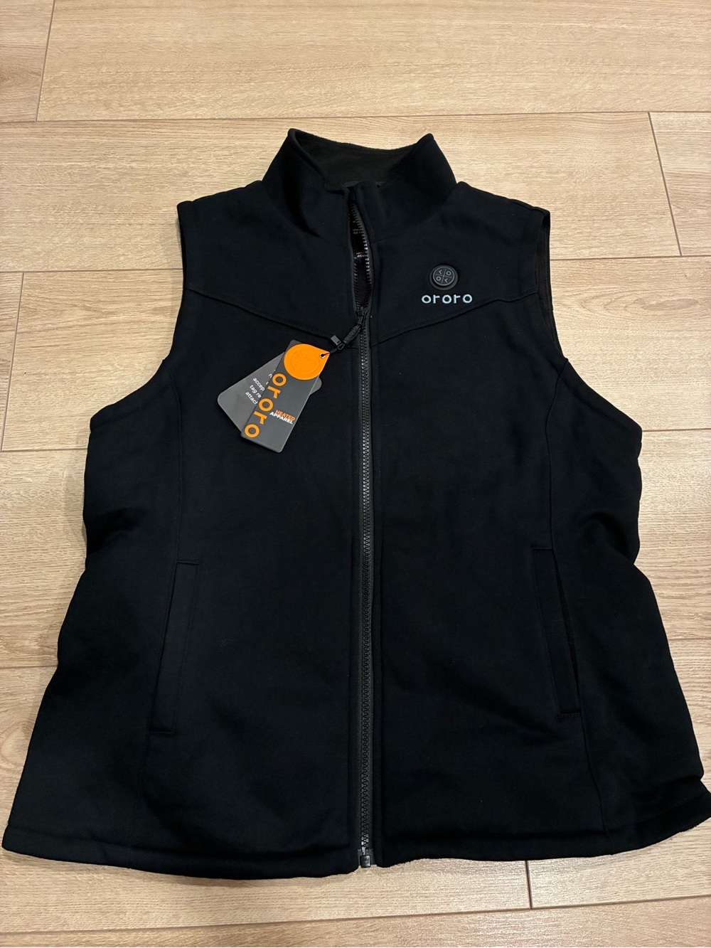 NWT Ororo Women’s Heated Fleece Vest Black Size L